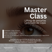 Master class Lifting de Pestañas y Laminado de Cejas